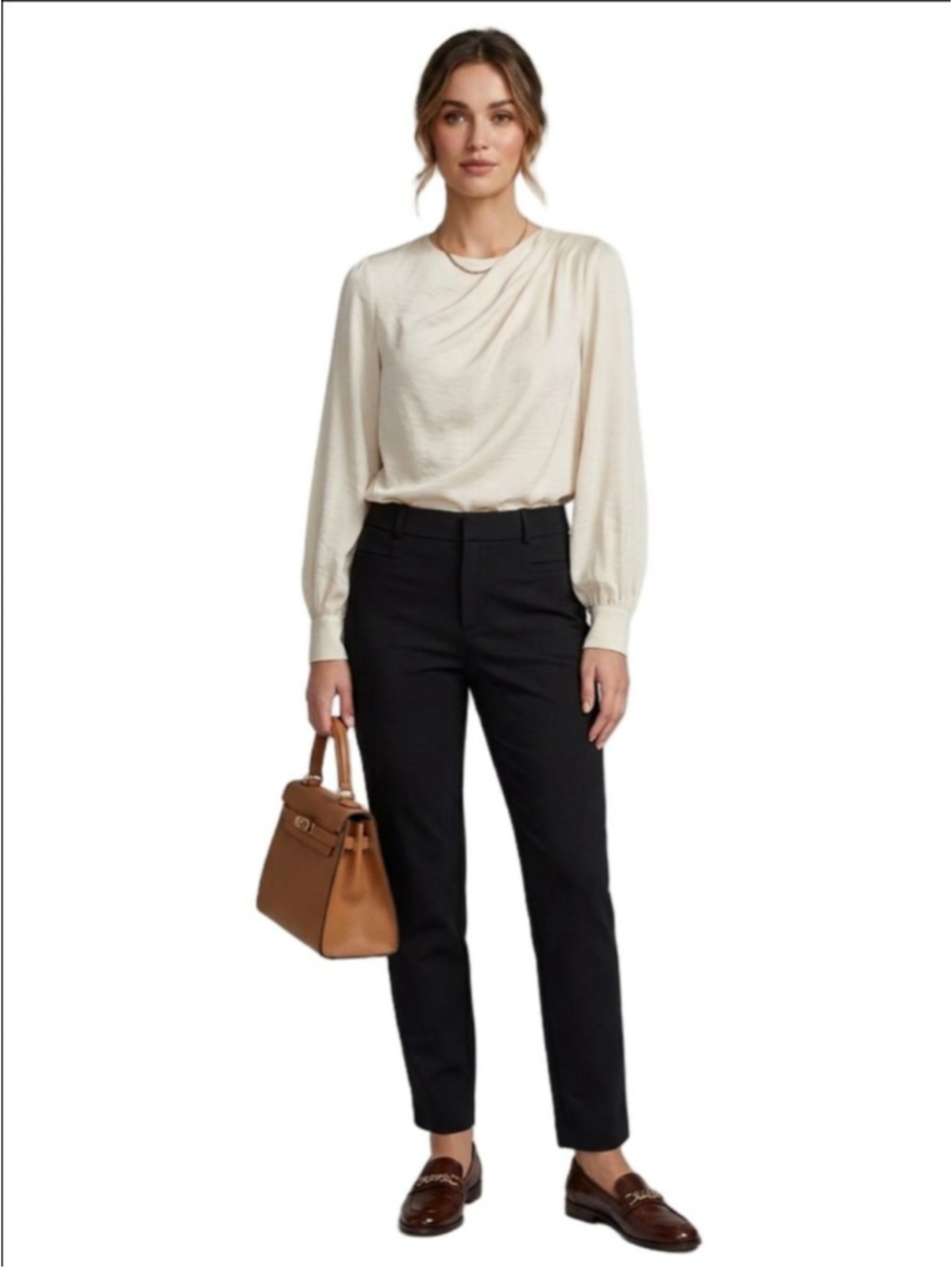 Women's Banana Republic Sloan Black Trousers Size 4